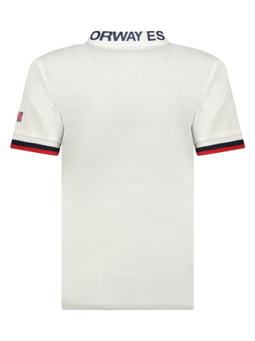Geographical Norway Koszulka polo "Kanolet" w kolorze białym