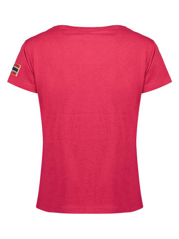 Geographical Norway Koszulka "Jarry" w kolorze różowym