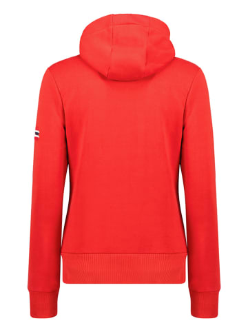 Geographical Norway Hoodie "Guitre" in Rot