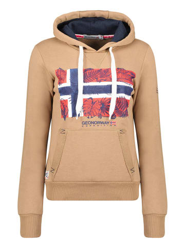 Geographical Norway Bluza "Gpalm" w kolorze beżowym