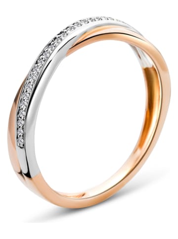 Diamant Exquis Roségouden ring met diamanten
