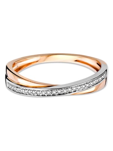 Diamant Exquis Roségold-Ring mit Diamanten
