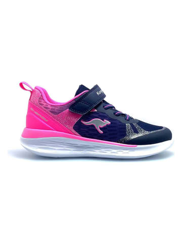 Kangaroos Sneakersy "KQ-Splish EV" w kolorze granatowo-różowym