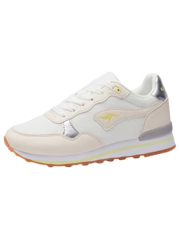 Kangaroos Sneakers "K-EVA Uno" wit/beige