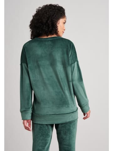Schiesser Bluza w kolorze zielonym