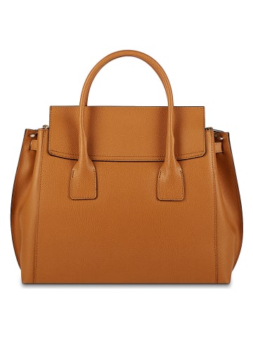 Victor & Hugo Paris Leren handtas "Jane" camel - (B)36 x (H)35 x (D)24 cm