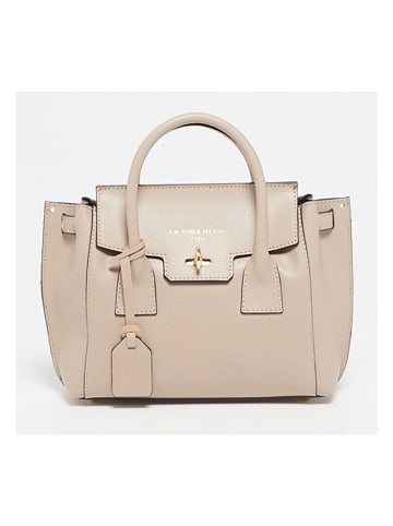 Victor & Hugo Paris Leren handtas "Jeny" taupe - (B)25 x (H)19 x (D)7 cm