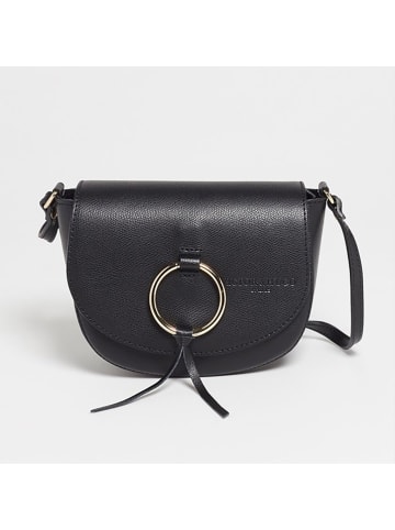 Victor & Hugo Paris Leder-Umhängetasche "Christian" in Schwarz - (B)26 x (H)16 x (T)9 cm
