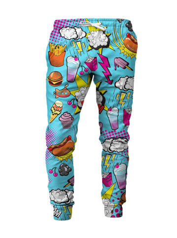 Mr GUGU & MISS GO Sweatbroek turquoise/meerkleurig