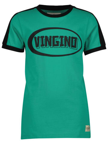 Vingino Koszulka "Heroni" w kolorze zielonym