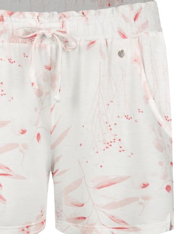 SHORT STORIES Pyjama-Shorts in Weiß/ Rosa
