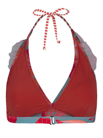 SHORT STORIES Biustonosz bikini w kolorze szaro-czerwonym