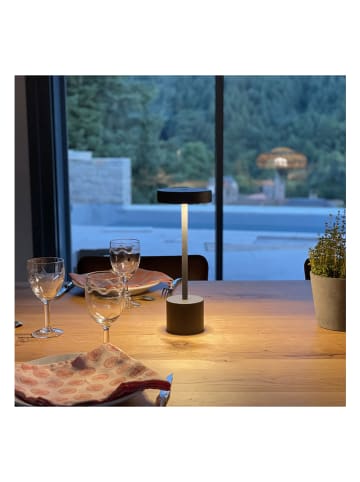 lumisky LED-Außenleuchte "Roby" in Schwarz - (H)30 x Ø 12 cm