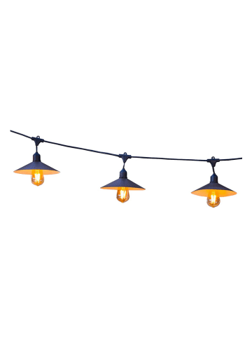 lumisky LED-Solar-Lichtergirlande "Vinty" in Schwarz - (L)600 cm