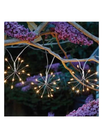 lumisky LED-Solar-Lichtergirlande "Fireworks" in Weiß - (L)420 cm