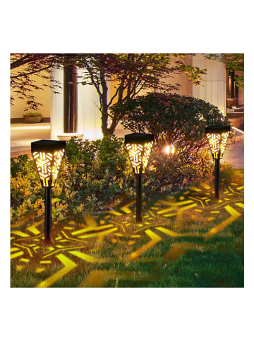 lumisky 6-delige set: ledsolartuinstekers "Osiris" zwart - (H)39 cm