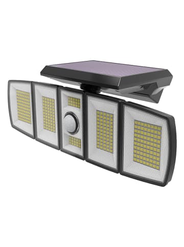 lumisky LED-Solarleuchte "Andover XL" in Schwarz - (B)31 x (H)14 cm