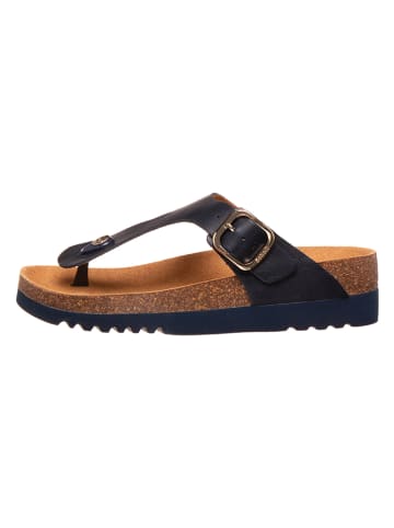 Scholl Leren teenslippers "Ilary" donkerblauw