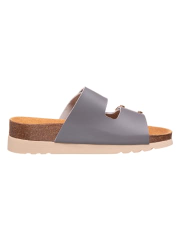 Scholl Pantoletten "Monterey 2 Straps" in Grau