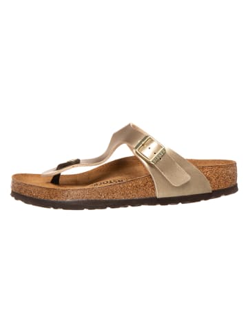 Birkenstock Japonki "Gizeh" w kolorze złotym