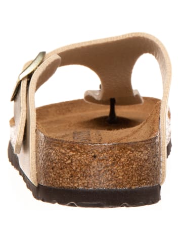 Birkenstock Japonki "Gizeh" w kolorze złotym