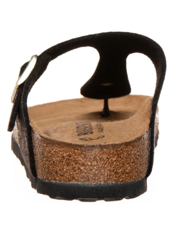 Birkenstock Japonki "Gizeh" w kolorze złoto-czarnym