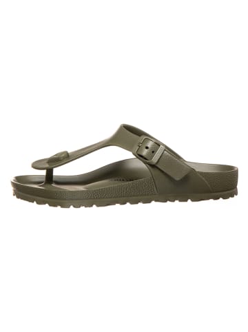 Birkenstock Zehentrener "Gizeh" kaki - wijdte N