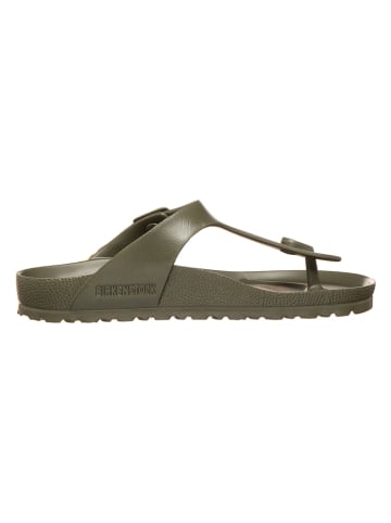 Birkenstock Zehentrener "Gizeh" kaki - wijdte N