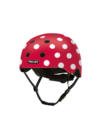 Melon Helmets Fahrradhelm "Melon" in Rot/ Weiß