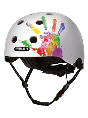 Melon Helmets Fahrradhelm "Handprint" in Weiß