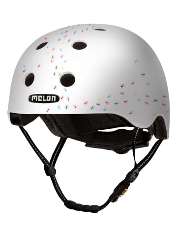 Melon Helmets Kask rowerowy "Pop Ants" w kolorze białym