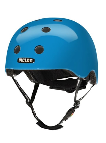 Melon Helmets Kask rowerowy w kolorze niebieskim
