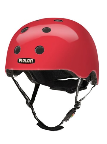 Melon Helmets Kask rowerowy w kolorze czerwonym