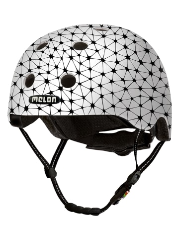 Melon Helmets Fahrradhelm "Synapse" in Weiß/ Schwarz