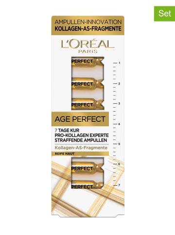 L'Oréal Paris 7-delige set: gezichtsverzorgingsampullen "Age Perfect", elk 1 ml