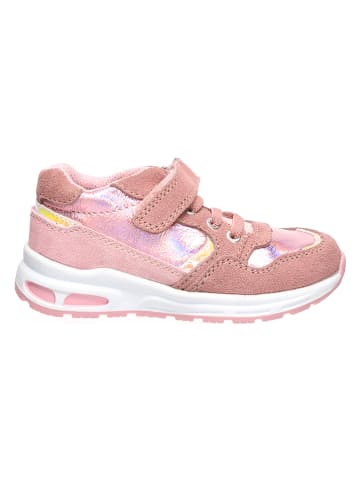 Lurchi Leder-Sneakers "Vio" in Altrosa/ Rosa