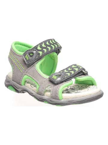 Lurchi Sandalen "Buba" in Grau/ Grün