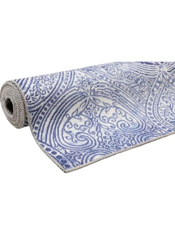 Wecon Home Kurzflor-Teppich "Grace" in Blau