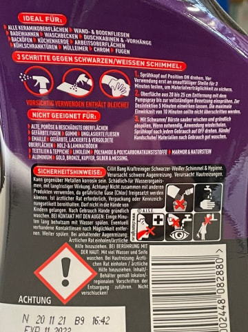 CILLIT BANG 3er-Set: Tiefenreiniger "Schimmel & Hygiene", je 750 ml