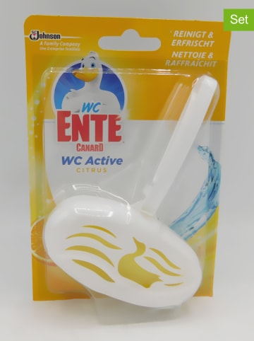 WC Ente 6-dellige set: toiletblokken "toilet Active - Citrus", elk 40 g