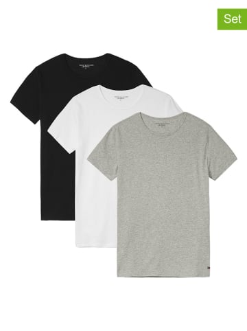 Tommy Hilfiger 3-delige set: shirts lichtgrijs/zwart/wit