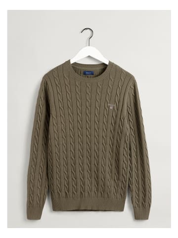 Gant Sweter w kolorze khaki