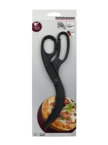 FM Professional Pizzaschere in Schwarz - (L)25 cm