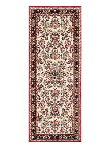 Nouristan Kurzflor-Läufer in Rot/ Creme