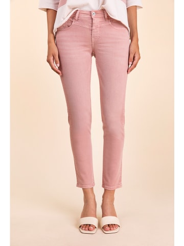 Blue Fire Dżinsy "Alexa" - Slim Fit - w kolorze jasnoróżowym