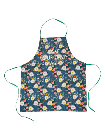 Rice Keukenschort blauw/meerkleurig - (L)83 x (B)70 cm