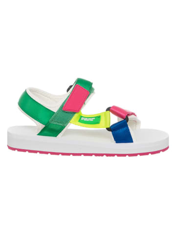 Benetton Sandalen wit/groen