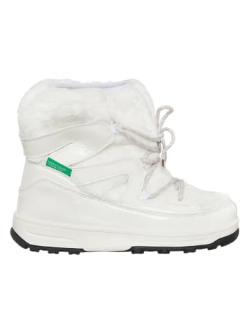Benetton Winterstiefel in Weiß