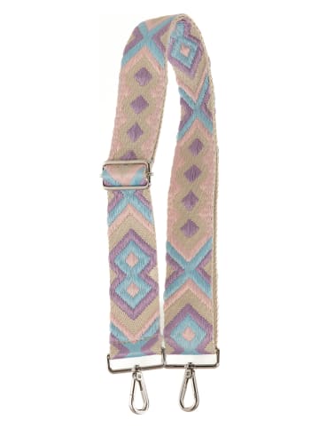 Anna Morellini Schouderriem lichtroze/lichtblauw - (L)120 cm