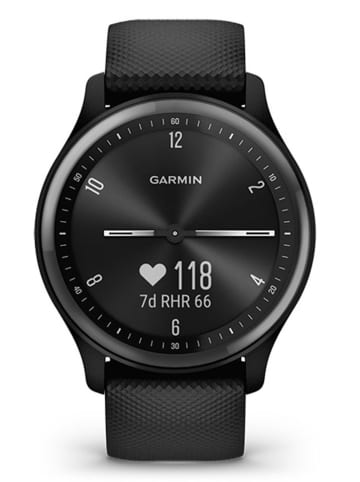Garmin Hybrid-Smartwatch "vívomove® Sport" in Schwarz/ Anthrazit